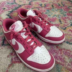 Nike Fuchsia and White Athletic Shoes